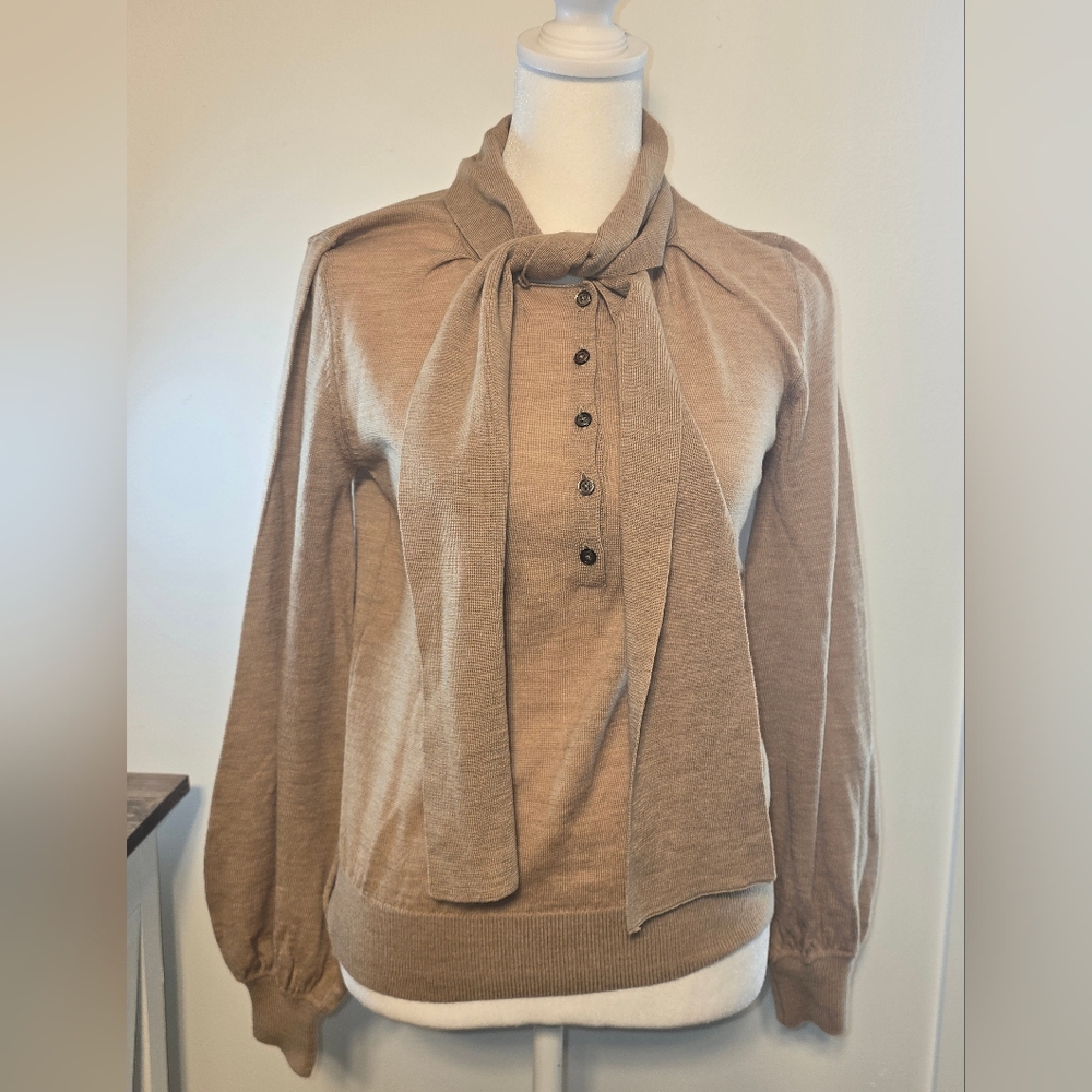 Anthropologie Moulinette Soeurs Rhineback Sweater Women's Size XXS - Picture 3 of 12